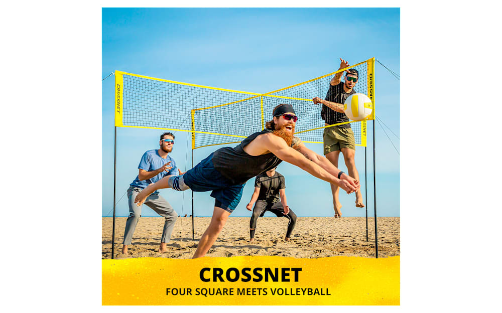 CROSSNET 4-Square Volleyball Game Set