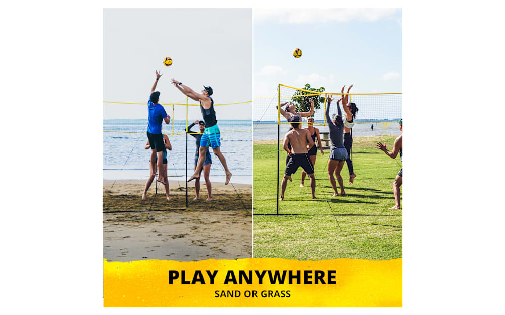 CROSSNET 4-Square Volleyball Game Set