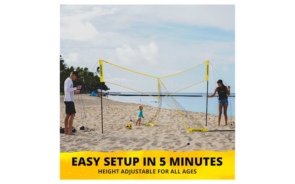 CROSSNET 4-Square Volleyball Game Set