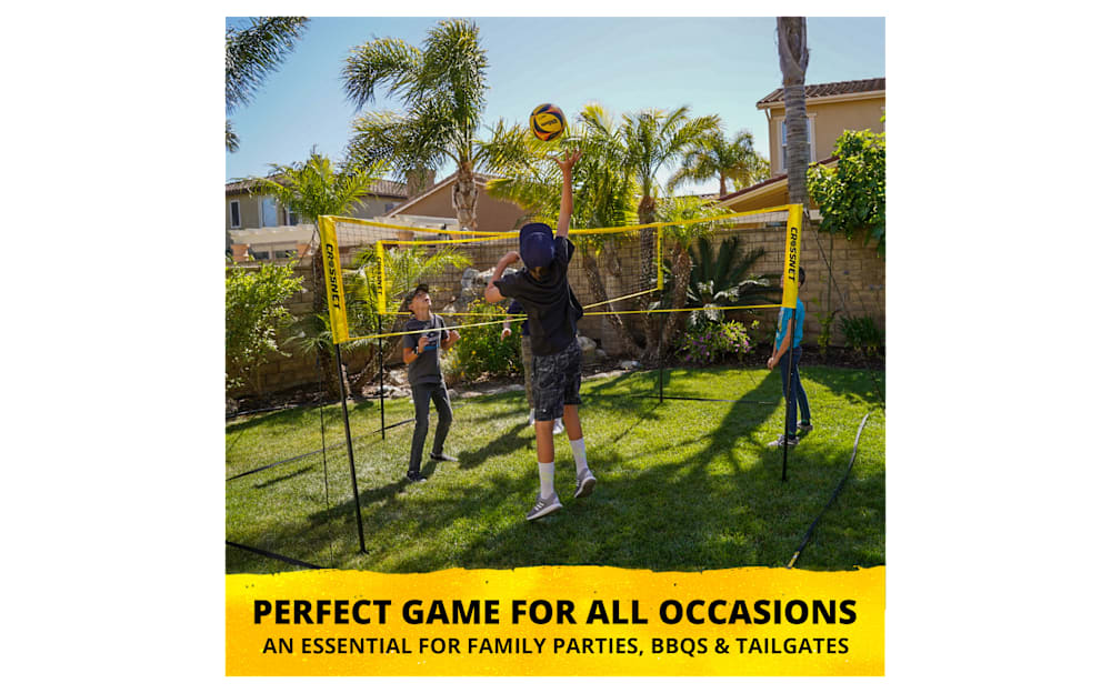 CROSSNET 4-Square Volleyball Game Set