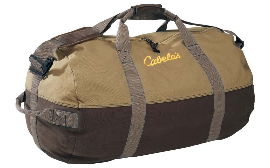 Cabela's heavy canvas duffle bag clearance