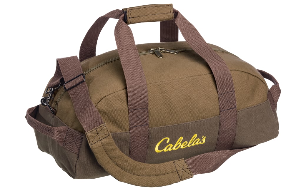 Cabela's canvas duffle bag clearance
