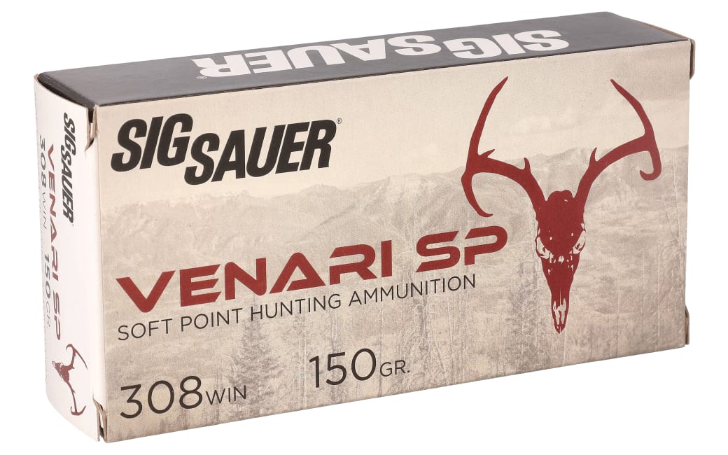 Sig Sauer Venari SP 308 Winchester Fury 150 Point Soft-Point ...