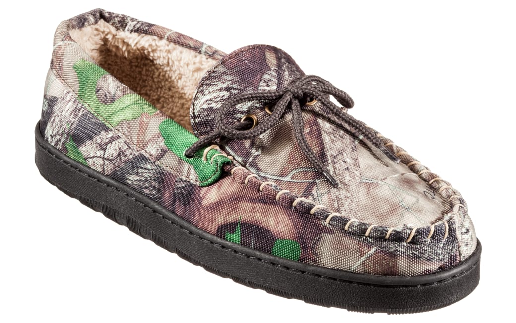 Mens camo moccasin slippers Clearance