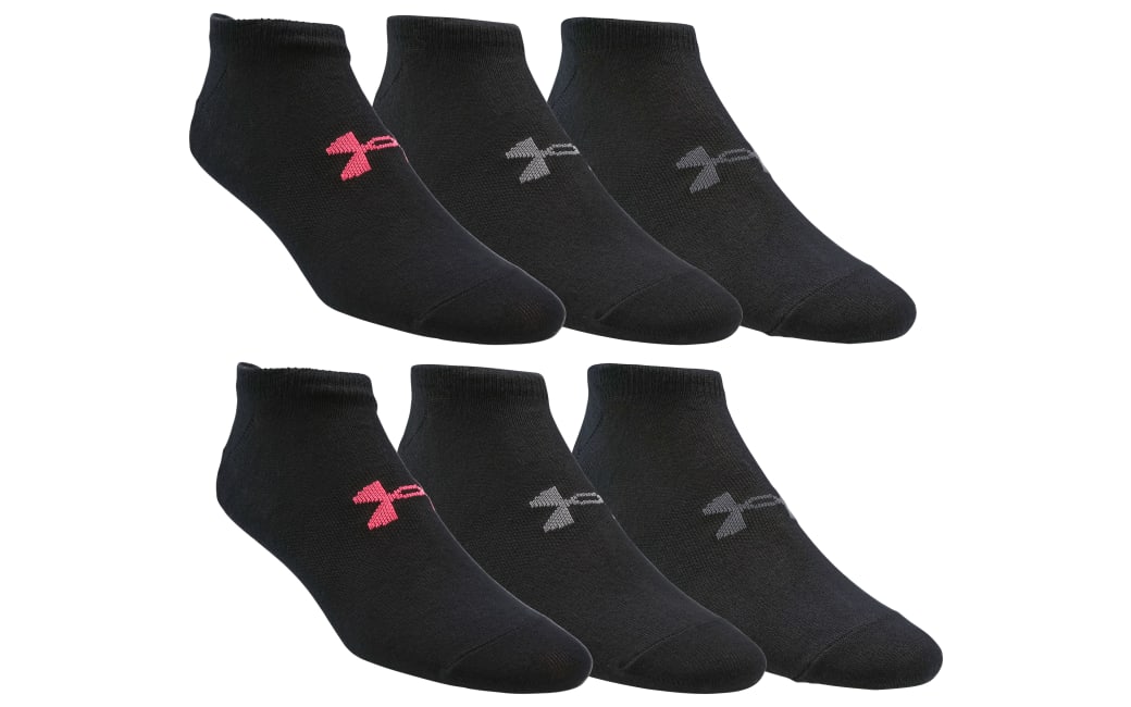 Under Armour Essential 2.0 No Show Socks for Ladies 6-Pair Pack | Bass Pro  Shops