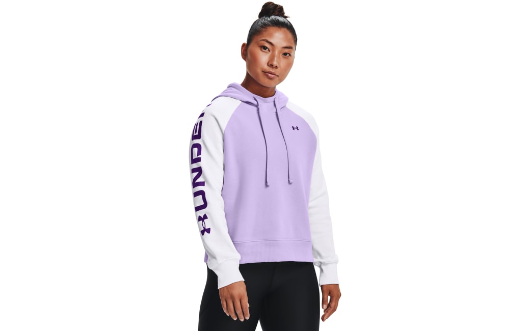 Under Armour Rival Fleece Colorblock Long-Sleeve Hoodie for Ladies | Bass  Pro Shops