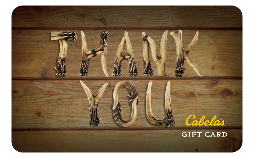 Cabela's Thank you Antlers Gift Card | Cabela's