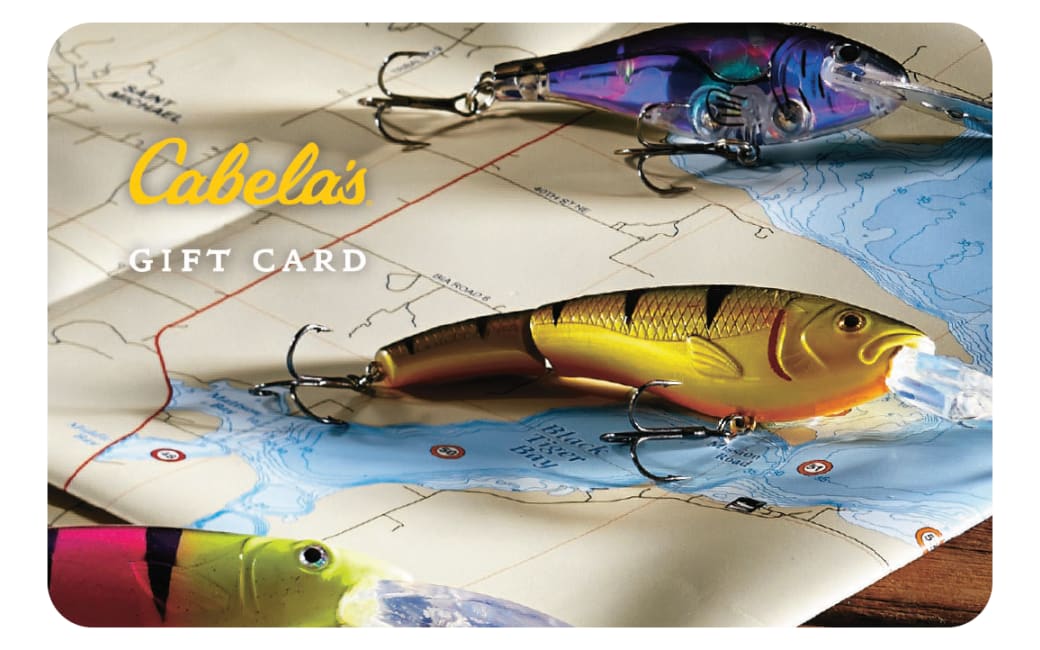 Cabela's Map Lures Gift Card