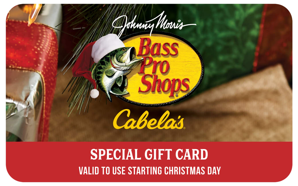 Bass Pro Shops and Cabela's Special Holiday Gift Card