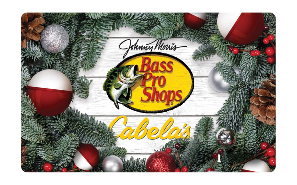 Bass Pro Shops and Cabela's Christmas Wreath Gift Card | Cabela's
