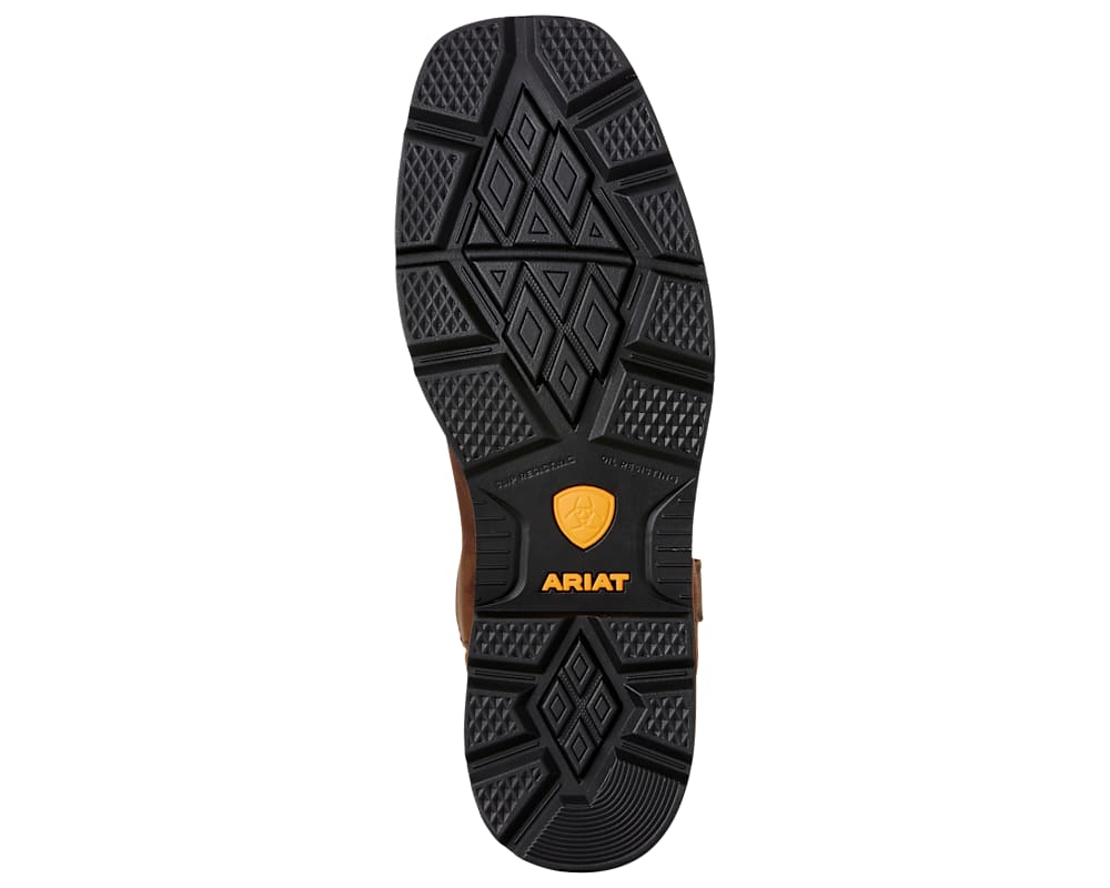 Ariat Groundbreaker Wide Square-Toe Western Work Boots for Men