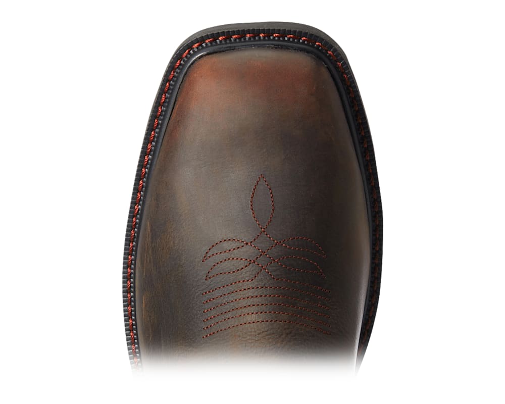 Ariat Groundwork Wide Square-Toe H2O Steel-Toe Western Work Boots for Men