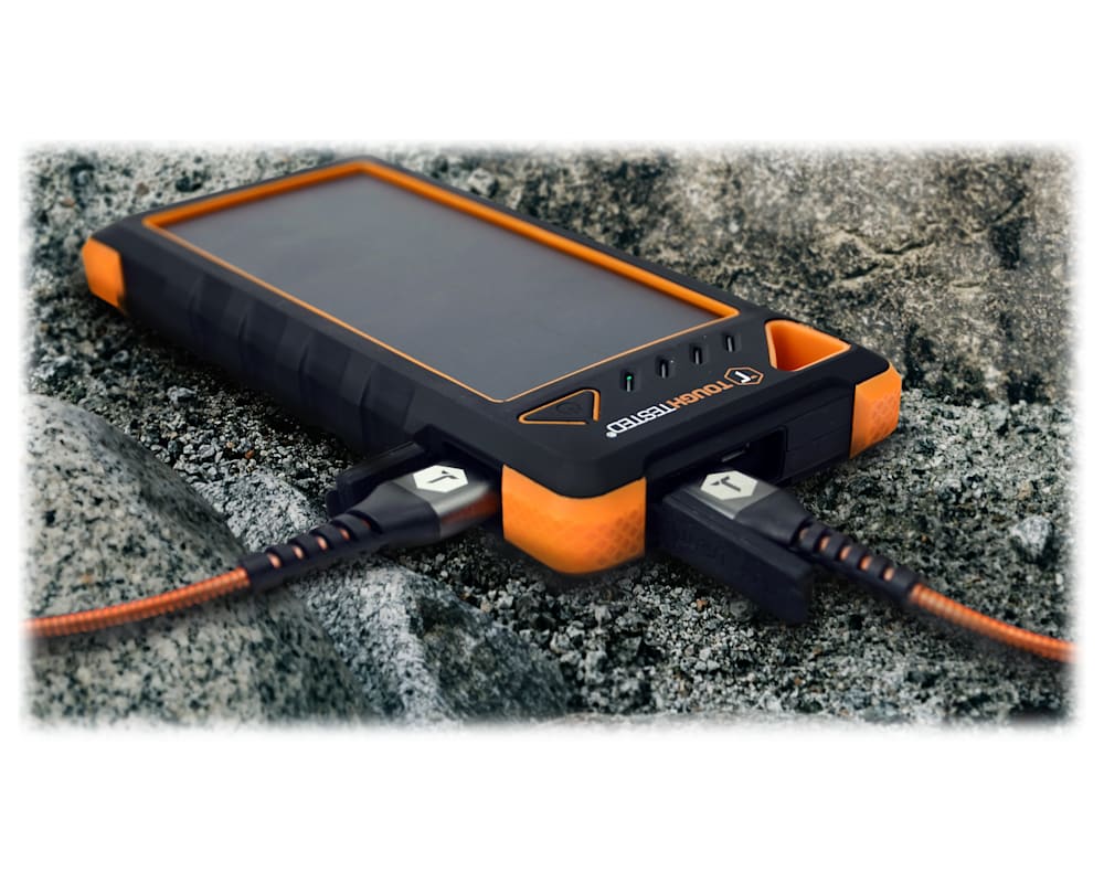 ToughTested 16,000mAh Solar-Powered Battery and LED Flashlight
