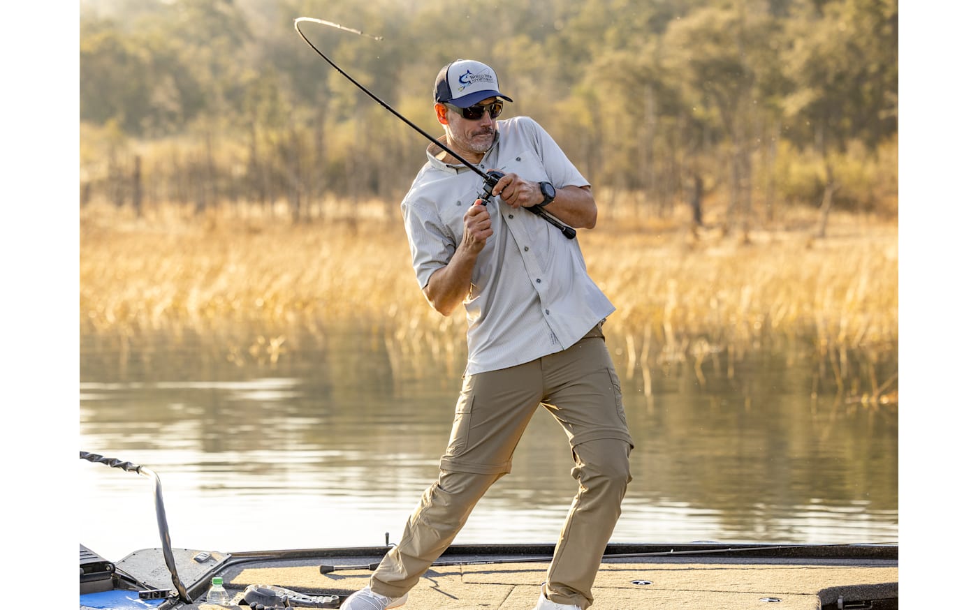 World Wide Sportsman Ultimate Angler Comfort Stretch Convertible Pants for Men