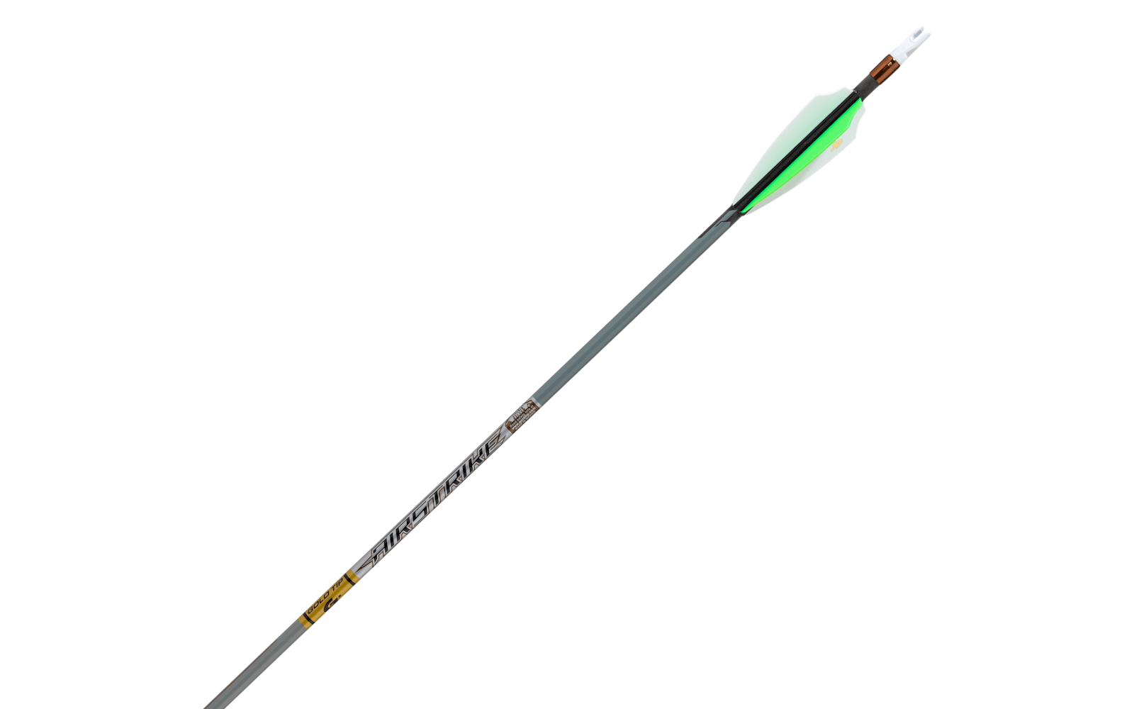 Gold Tip Airstrike Micro Diameter Carbon Arrows with 4 Fletch Vanes