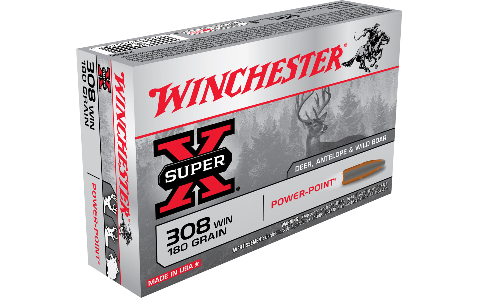 Winchester Super-X Power-Point Centerfire Rifle Ammo | Cabela's