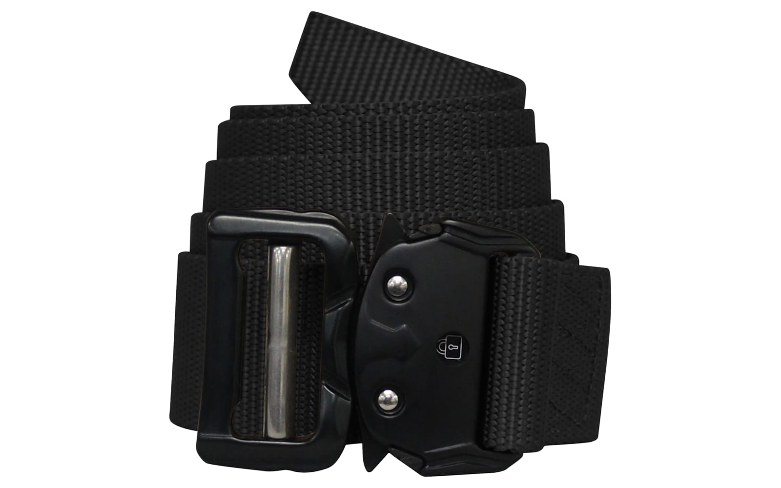 Bison Designs BTB Falcon Buckle Belt for Men - Black - 2XL