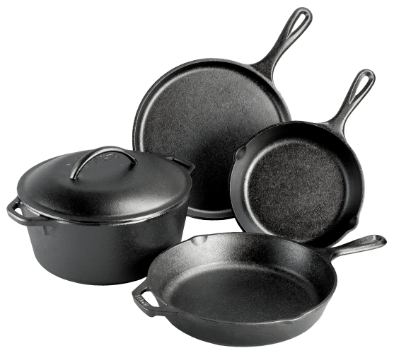 Lodge Logic 5-Piece Cast Iron Cookware Set