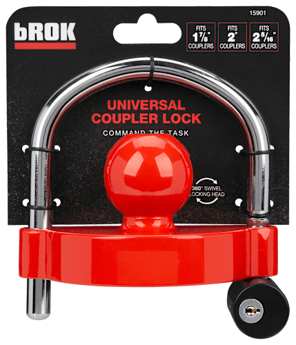 bROK Anti-Towing Universal Coupler Lock