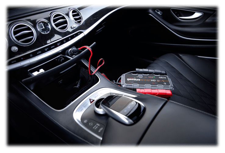 Black NOCO Genius Boost HD GB70 2,000A Jump-Starter Power Pack