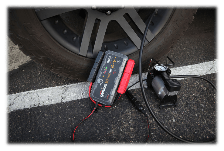 Black NOCO Genius Boost HD GB70 2,000A Jump-Starter Power Pack