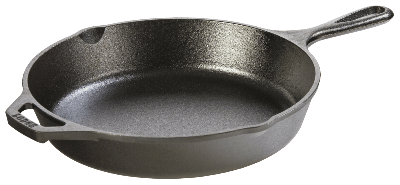 Lodge 10.25 Cast Iron Skillet: Preseasoned, Tarnish & Heat-Resistant, Gas & Electric Compatible, 6 Handle