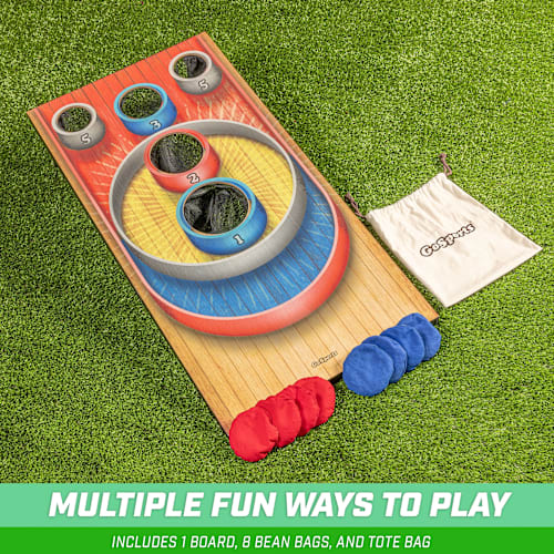 Size 4'H x 2'W GoSports Wood 4' Carnival Arcade Bean Bag Toss
