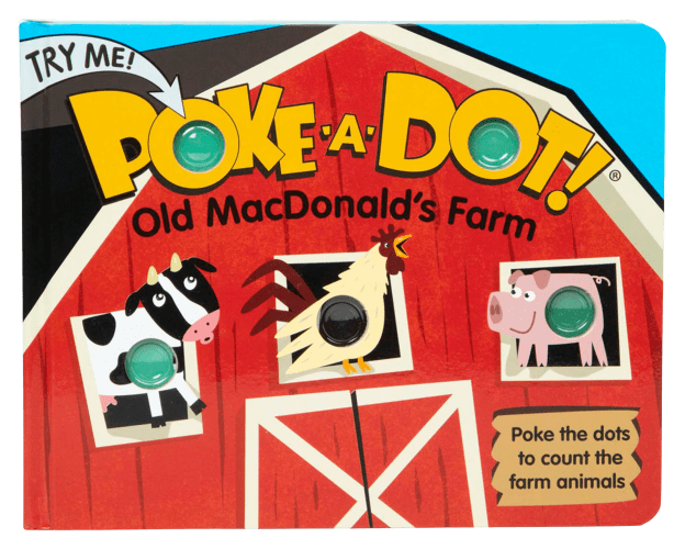 Poke-A-Dot Old McDonald's Farm Interactive Board Book for Kids