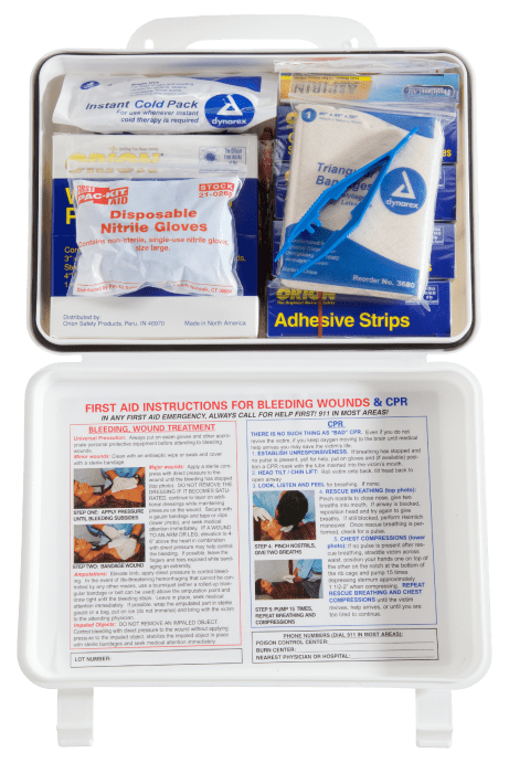 Bass Pro Shops Cruiser First Aid Kit-White/Blue - camping with a baby