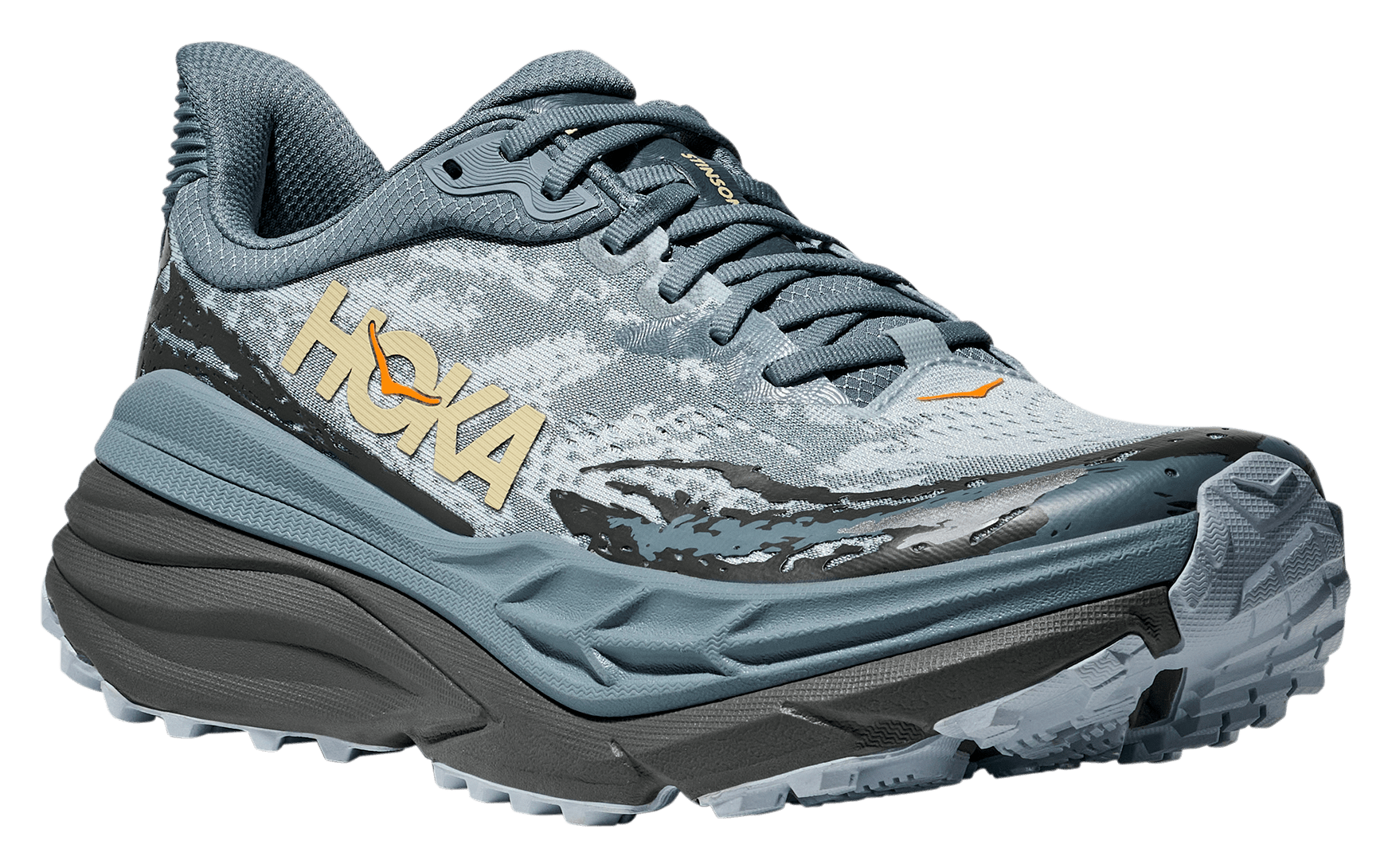 Hoka Men's Stinson 7 Trail Running Shoes (Slate Blue Asphalt Grey)