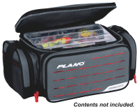 Plano Weekend Series 3500 Softsider Tackle Bag, Gray Fabric, Includes 2  3500 Stowaway Storage Boxes, Soft Fishing Tackle Bag for Baits & Lures