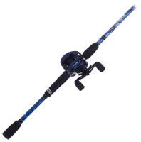 Abu Garcia Blue Max 7' Low Profile Baitcaster Fishing Rod and Reel Combo 