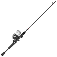 Zebco Rhino Spincast Reel and 2-Piece Fishing Rod Combo, Instant  Anti-Reverse Fishing Reel, Size 30