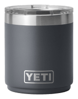 Charcoal YETI Rambler 10 oz Stackable Lowball Tumbler