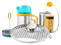 バーベキュー・調理用品 BioLite CampStove Complete Cook Kit BioLite CampStove Complete Cook Kit - Portable Cook Stove