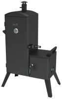 Vertical offset hot sale charcoal smoker