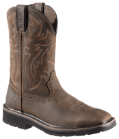 Wolverine Rancher Square Toe Wellington Work Boots for Men Bass
