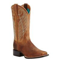 Round Up Square Toe Western Boot