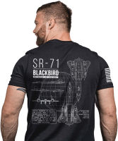 Sr-71 Over The Rockies T-Shirt
