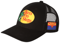 Bass Pro Shops Woodcut Logo and Arizona Flag Snapback Cap | Bass