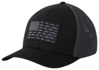 Men's PFG Fish Flag Mesh Snapback Hat - (High Crown) - Shark, Cypress