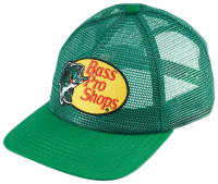Bass Pro Shops Leaping Bass All-Over Mesh Trucker Cap | Bass