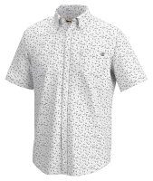 Huk Kona Palm Wash Short-Sleeve Button-Down Shirt for Men