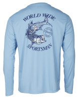 World Wide Sportsman 3D Cool Sublimated Tarpon Graphic Long-Sleeve Shirt  for Men