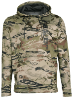 UNDER ARMOUR Rut Fleece Hunting Hoodie Mens MEDIUN Barren Camo Jacket 