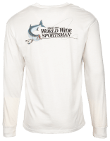 World Wide Sportsman Fishing Shirt Mens 4XL XXXXL Gray Long Sleeve