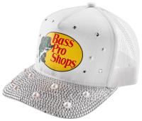 Bass Pro Shops Mesh Trucker Cap - White - Matthews Auctioneers