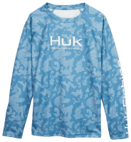 Huk Running Lakes Pursuit Raglan Long-Sleeve T-Shirt for Boys