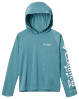 Columbia Boys' PFG Super Terminal Tackle Hoodie - L - Grey