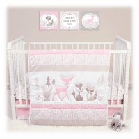 Trend Lab Sammy and Lou Sweet Forest Friends 4 Piece Crib Bedding Set Cabela s